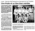 L'équipe Benjamins championne du Finistère